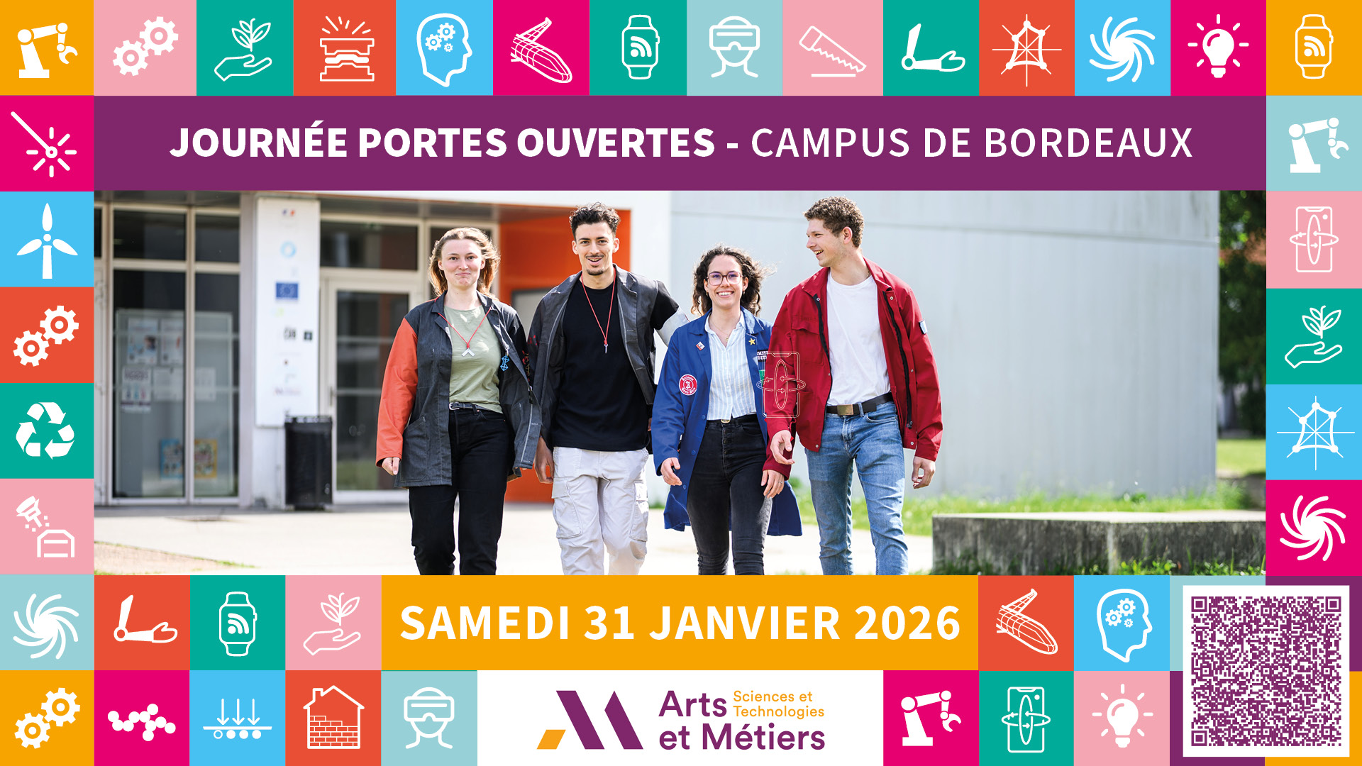 Journée Portes Ouvertes 2026 - Campus de Bordeaux Talence - Arts et Métiers ENSAM