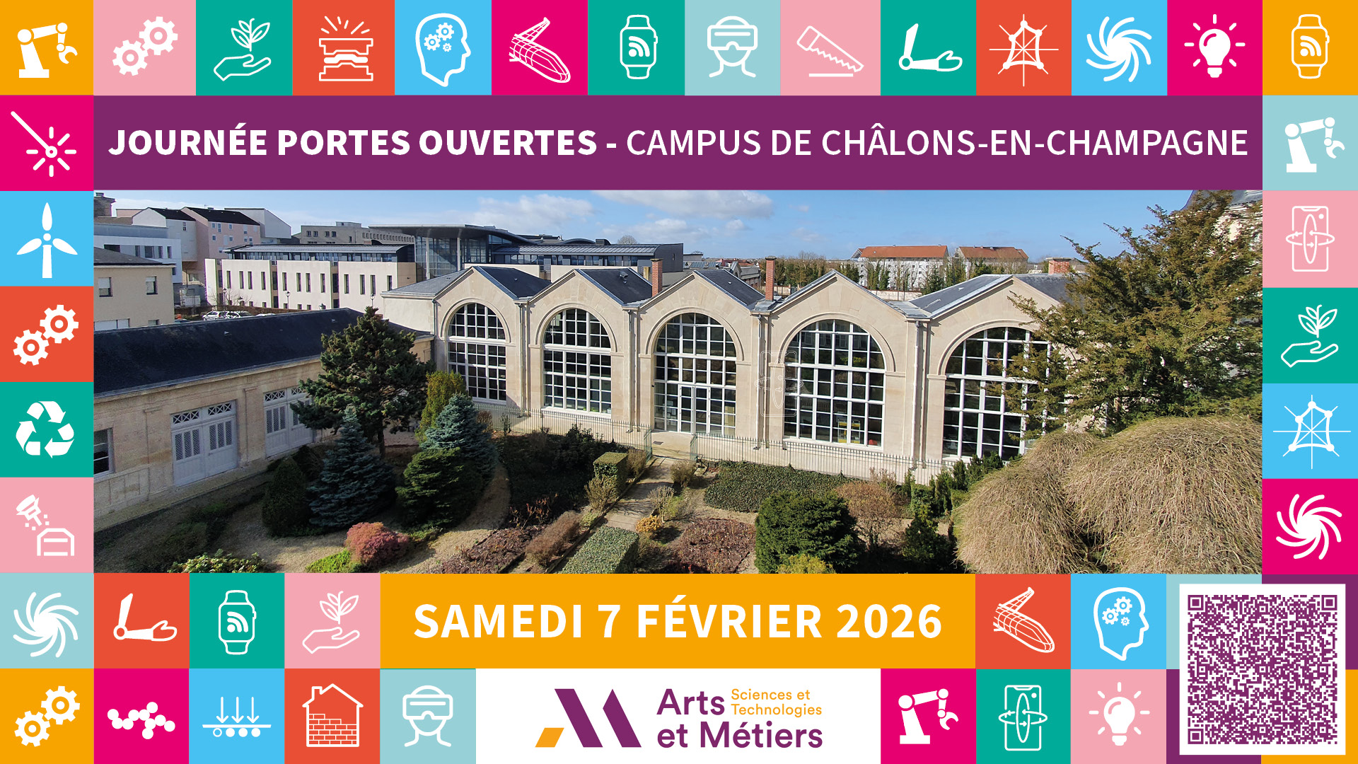 Journée Portes Ouvertes 2026 - Campus de Châlons-en-Champagne - Arts et Métiers ENSAM