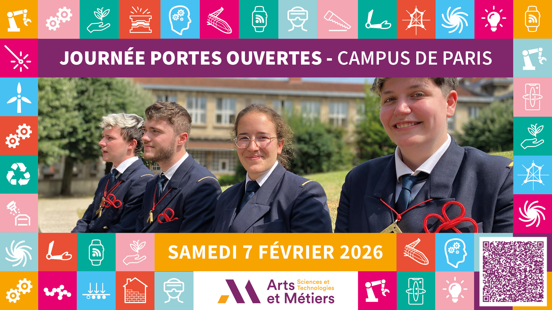 Journée Portes Ouvertes 2026 - Campus de Paris - Arts et Métiers ENSAM